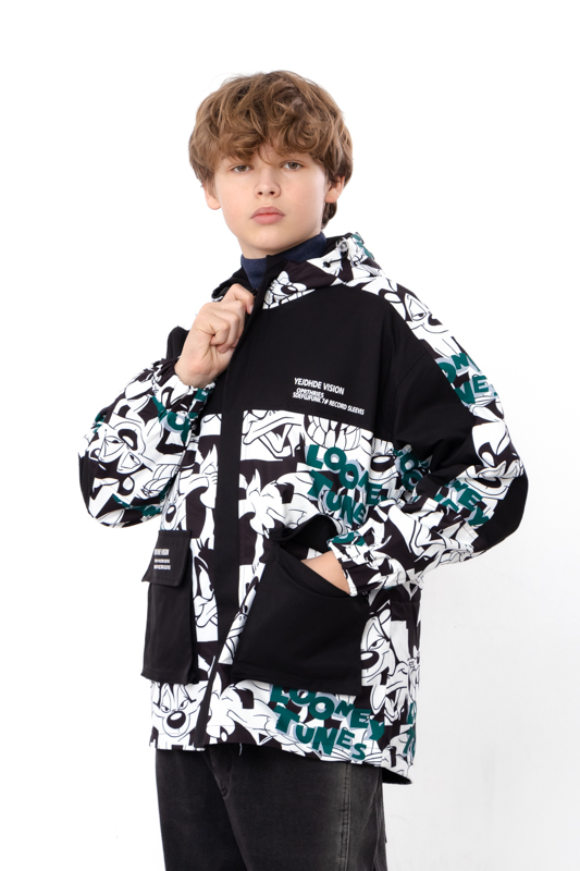 Вітровка для хлопчика двостороння